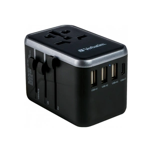 Зарядний пристрій Verbatim UTA-04 PD61W (3xUSB-A/2xUSB-C) (49546) изображение 1