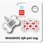 Адресник для тварин WAUDOG Smart ID з QR паспортом "Вишиванка", кістка 40х28 мм (231-4033) - уменьшенное изображение 5