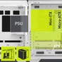 Корпус MSI MAG PANO 100L PZ WHITE - зменшене зображення 7