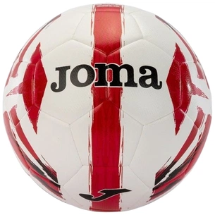 М'яч футбольний Joma Light 401244.206.5 білий, червоний Уні 5 (8445757552266) зображення 1