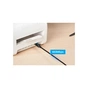 Дата кабель USB 2.0 C Male to B Male 2A Cable 1.5M Black VENTION (CQUBG) - зменшене зображення 5