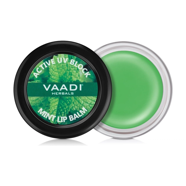 Бальзам для губ Vaadi Herbals Mint Lip Balm З м'ятою 6 г (8906049910626) - зображення 1