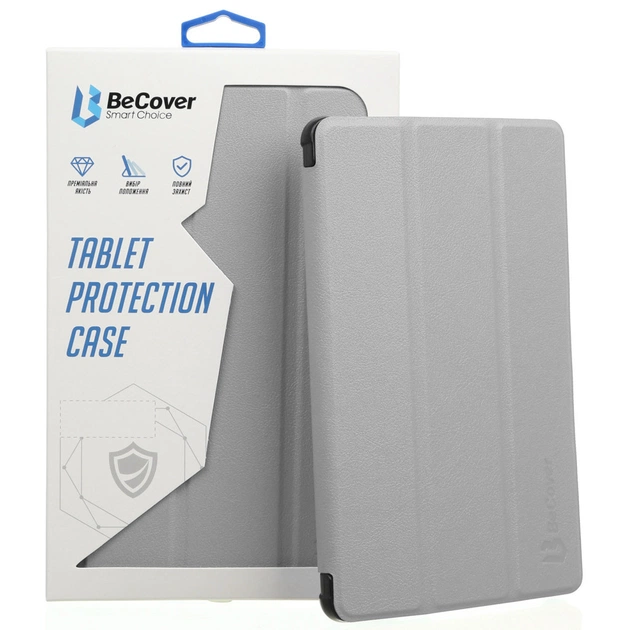 Чохол до планшета BeCover Smart Case Apple iPad Air 10.9 2020/2021 Gray (705489) - изображение 1