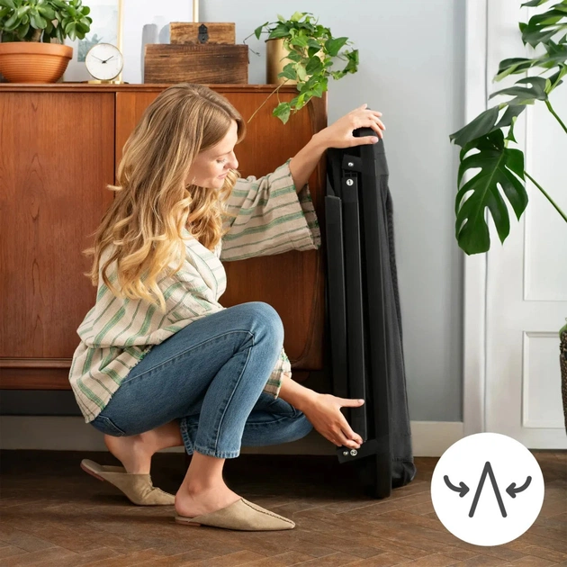 Ліжечко Kinderkraft манеж 4 в 1 Sofi Plus Grey (5902533920051) - изображение 8