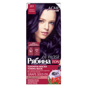 Відтінковий бальзам Acme Color Hair Care Ton Oil Mask 201 - Аметист (4820197009398) зображення 1