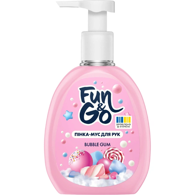 Мило-пінка Fun&Go Bubble Gum 300 мл (4820204701796) - зображення 1