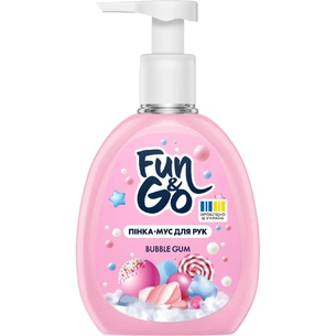 Мило-пінка Fun&Go Bubble Gum 300 мл (4820204701796) изображение 1