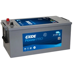 Акумулятор автомобільний EXIDE Power PRO 235Ah бокова(+/-) (1300EN) (EF2353) зображення 1