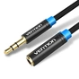 Кабель Vention 3.5 мм - 3.5 мм (M/F), 5 м, Black (VAB-B06-B500-M) - уменьшенное изображение 4