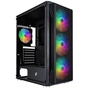 Корпус 1stPlayer X4-4F1 Black 600W - зменшене зображення 7