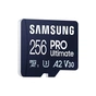 Карта пам'яті Samsung 256GB microSDXC class 10 UHS-I U3 V30 A2 Pro Ultimate (MB-MY256SA/WW) - зменшене зображення 3
