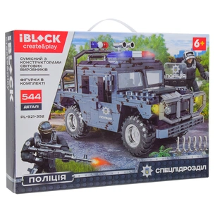 Конструктор iBlock Спецпідрозділ 544 деталі (PL-921-352) зображення 1