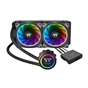 Система рідинного охолодження ThermalTake Floe Riing RGB 240 TT Premium Edition (CL-W157-PL12SW-A) - зменшене зображення 1