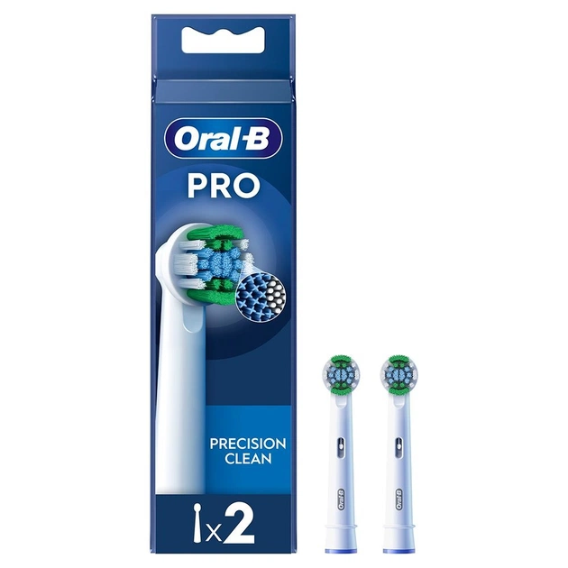 Насадка для зубної щітки Braun Oral-B Pro Precision Clean EB20RX Clean Maximiser (2 шт) - зображення 1