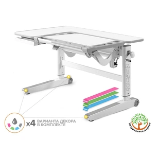 Парта Mealux Kingwood Multicolor W (BD-820 W/MC) зображення 1