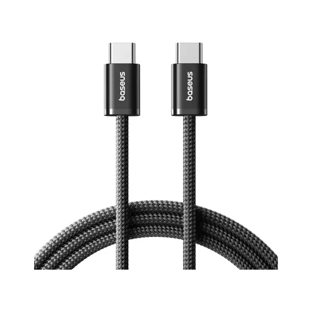 Дата кабель USB-C to USB-C 1.0m 100W 5A Dynamic 4 black Baseus (P10381400111-00) - изображение 1