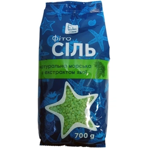 Сіль для ванн ElenSee Натуральна морська з екстрактом хвої 700 г (4820098542529) picture 1