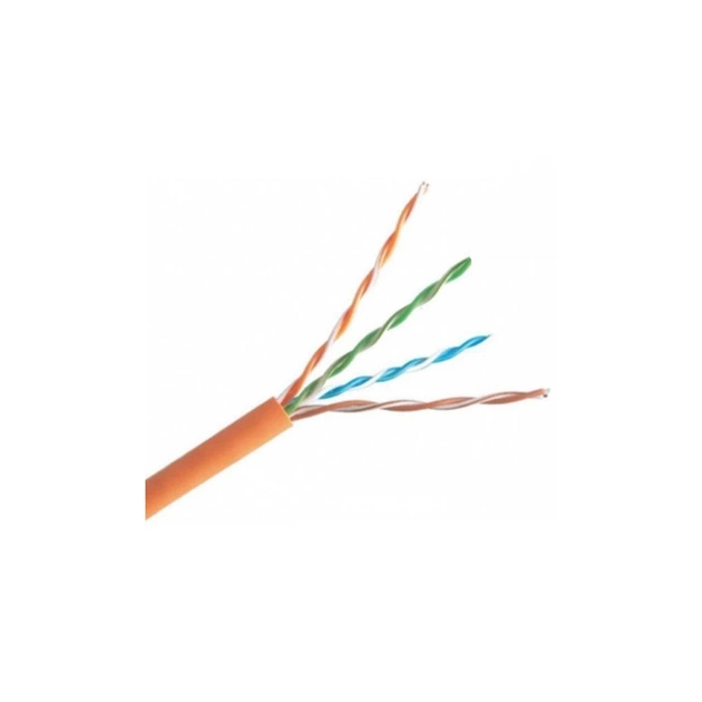 Кабель сетевой OK-Net UTP cat.5E 305m негорючий (U/UTP-cat.5E LSFROH) (КПВнг-HF-ВП(350) 4*2*0,51) - изображение 1