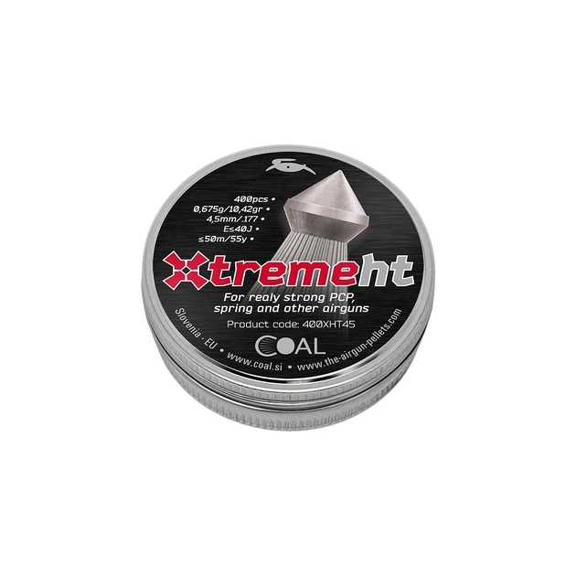 Пульки Coal Xtreme HT 4,5 мм 400 шт/уп (400XHT45) - зображення 1