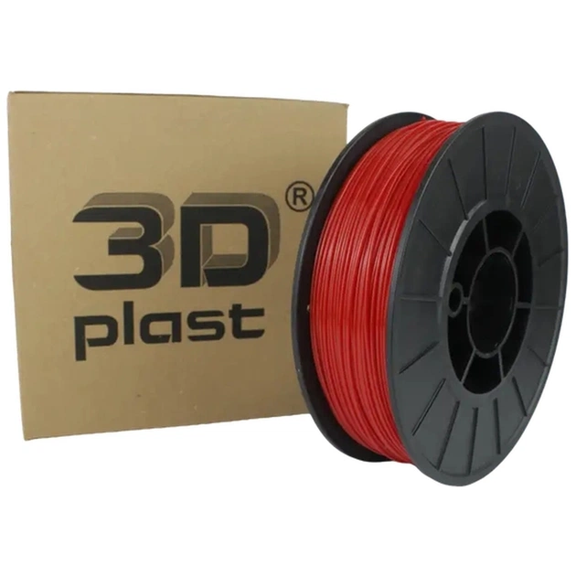 Пластик для 3D-принтера 3Dplast PETG 1.75мм, 0.85кг, red (3DPTG17508RD) - изображение 1