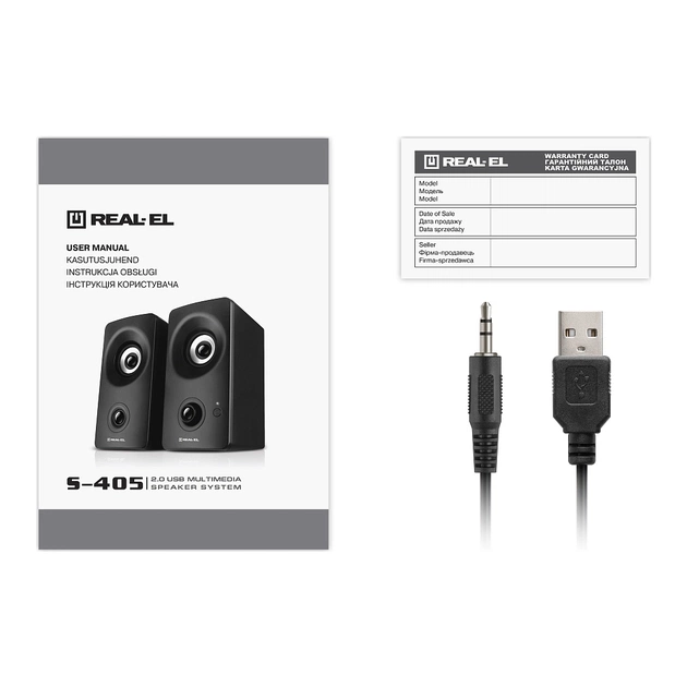 Акустична система REAL-EL S-405 USB Black (EL121100016) - picture 8