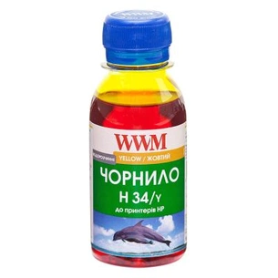 Чорнило WWM HP № 22/134/136 100г Yellow (H34/Y-2) зображення 1