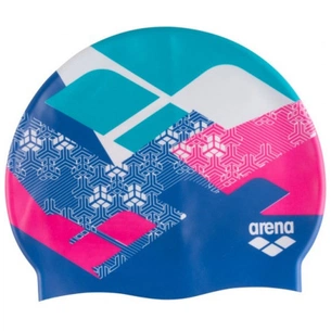 Шапка для плавання Arena Print JR 94171-238 мультіколор Діт OSFM (3468337191971) зображення 1