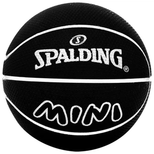 М'яч баскетбольний Spalding Spaldeens Mini чорний Уні 5.5 см 51335Z (689344408019) зображення 1
