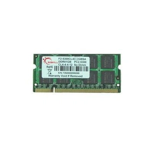 Модуль пам'яті для ноутбука SoDIMM DDR2 1GB 667 MHz G.Skill (F2-5300CL4S-1GBSA) зображення 1