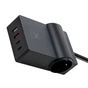 Зарядний пристрій Vinga 65W PD/QC 2xUSB-C+2xUSB-A+2xSchukoF 1.5m CEE7/7 (VCHG2OAC65) - зменшене зображення 7
