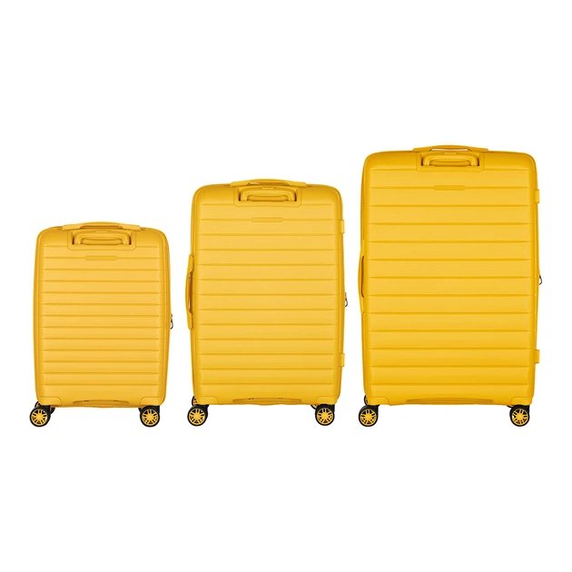Набір валіз 2E Aero (L+M+S), бурштиново-жовті (2E-SPP-AERO-SET3-AY) - зображення 4