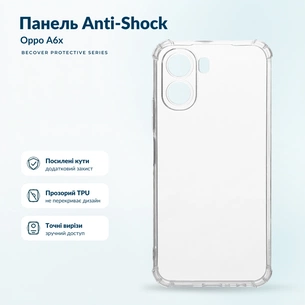 Чохол до мобільного телефона BeCover Anti-Shock Oppo A6x Clear (716093) зображення 1