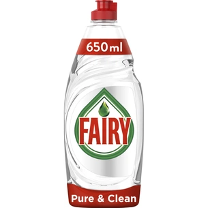 Засіб для ручного миття посуду Fairy Pure & Clean 650 мл (8001090837455) зображення 1