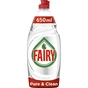 Засіб для ручного миття посуду Fairy Pure & Clean 650 мл (8001090837455) - зменшене зображення 1