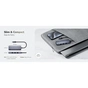 Концентратор Cudy USB-C 6-in-1 1xHDMI 4K + 1xUSB-C + 1xUSB 3.0 5Gbps + 2xUSB 2.0 (UH606) - уменьшенное изображение 7