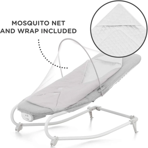 Крісло-гойдалка Kinderkraft Felio 2 Stone Grey (5902533921119) - picture 8