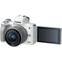 Цифровий фотоапарат Canon EOS M50 15-45 IS STM Kit White (2681C057) - зменшене зображення 6