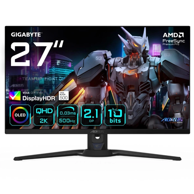 Монітор GIGABYTE AORUS FO27Q5P EK - зображення 1