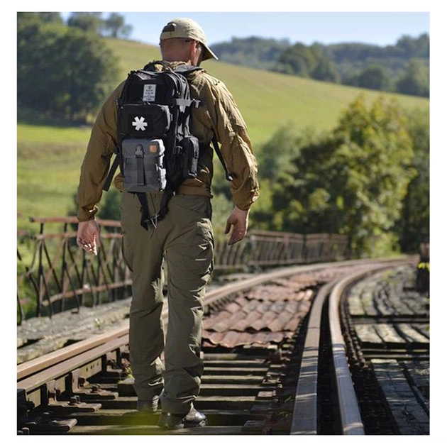 Рюкзак туристичний Helikon-Tex Raccoon Mk2 24л - Cordura - Black (PL-RC2-CD-01) - picture 10