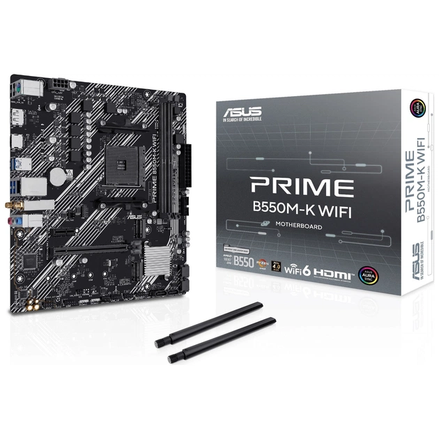 Материнская плата Asus Prime B550M-K WiFi Socket AM4 - изображение 1