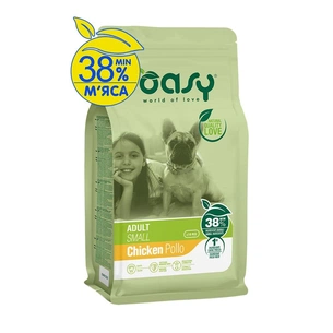 Сухий корм для собак OASY LIFESTAGE Adult Small курка 1 кг (8053017348803) зображення 1