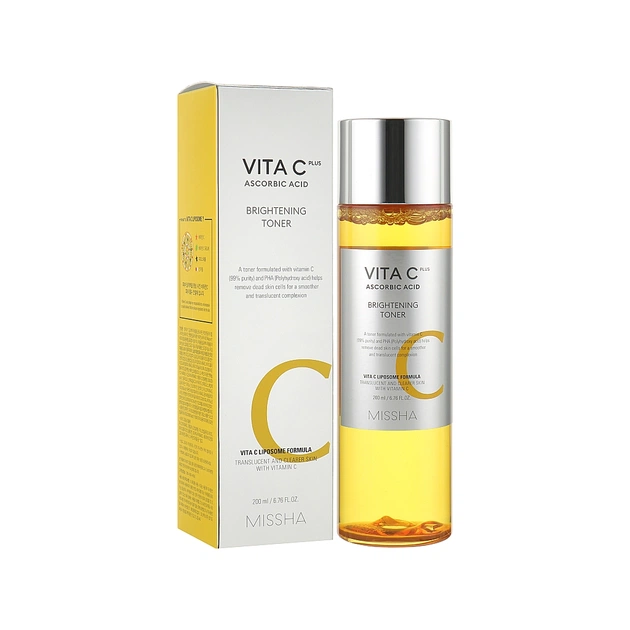 Тонік для обличчя Missha Vita C Plus Brightening Toner 200 мл (8809643525169) - picture 2