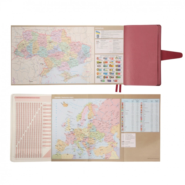 Тижневик Leo planner датований 2026 "Alpha", м‘який, бордовий, 352 сторінки (252630) - picture 12