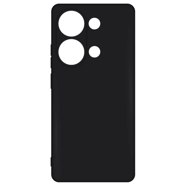 Чехол для мобильного телефона ACCLAB Silicone Case Xiaomi Redmi Note 13 Pro 4G Black (1283126602917) - изображение 1