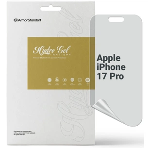 Плівка захисна Armorstandart hydrogel Anti-spy Apple iPhone 17 Pro (ARM86180) изображение 1