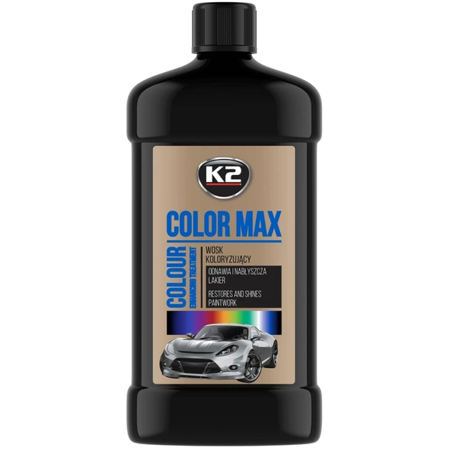 Автополіроль K2 Max чорний 500 мл (K025CA) - picture 1