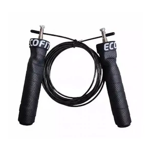 Скакалка Ecofit MDJR039 3 м чорна (К00026973) изображение 1