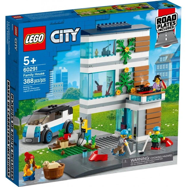 Конструктор LEGO City Сучасний сімейний будинок 388 деталей (60291) - изображение 1
