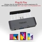 Концентратор Promate USB Hub 4 ports padhub-pro.grey (padhub-pro.grey) - зменшене зображення 7