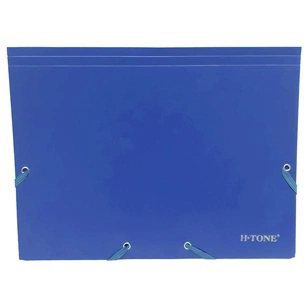 Папка на резинках H-Tone А4, синя (FOLD-HT-JJ40941-BL) зображення 1